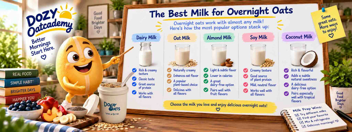 The Best Milk for Overnight Oats