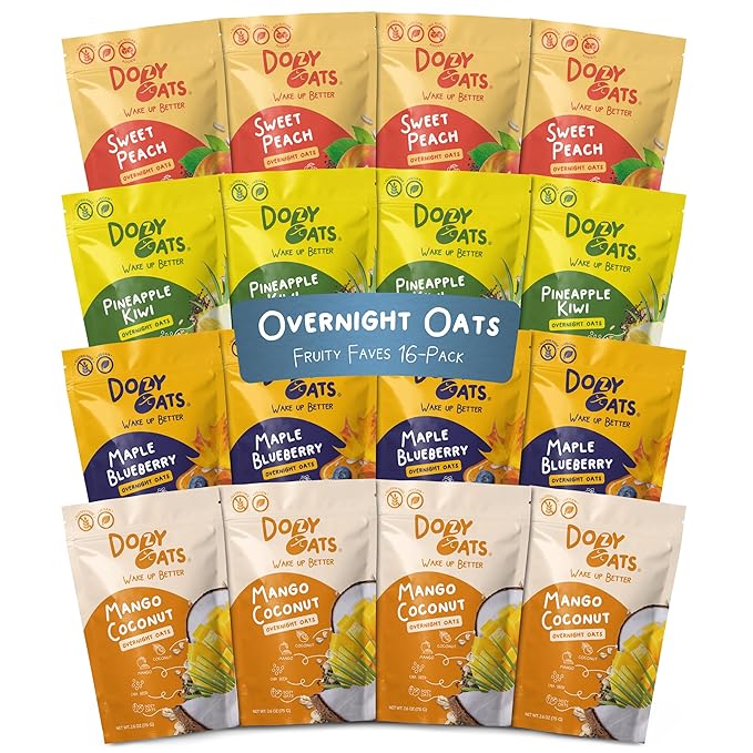 Fruity Faves Overnight Oats Variety Packs - Retail
