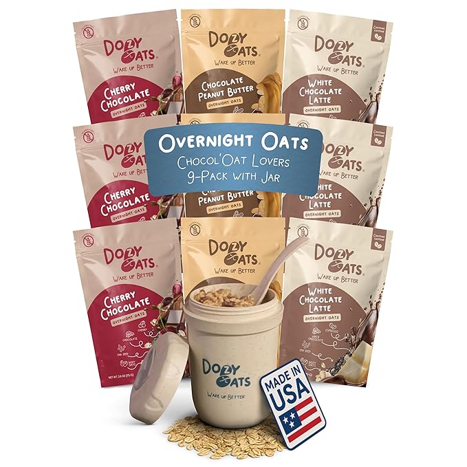 Chocol'oat Lover Overnight Oats Variety Packs - Retail