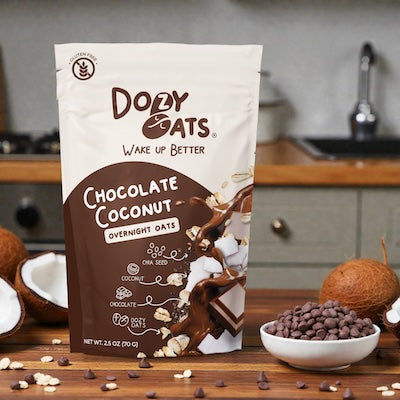 Chocolate Coconut Overnight Oats – Dozy Oats
