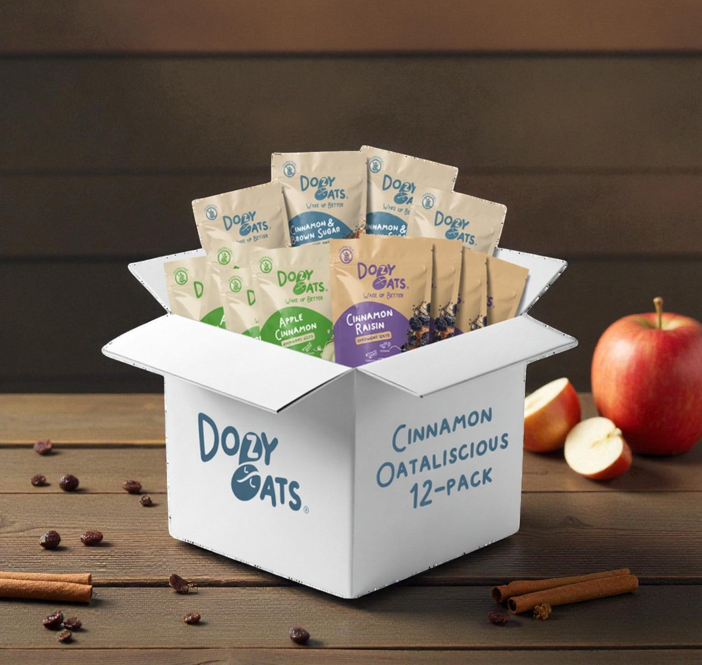 Cinnamon Oatalicious Overnight Oats 12-Pack