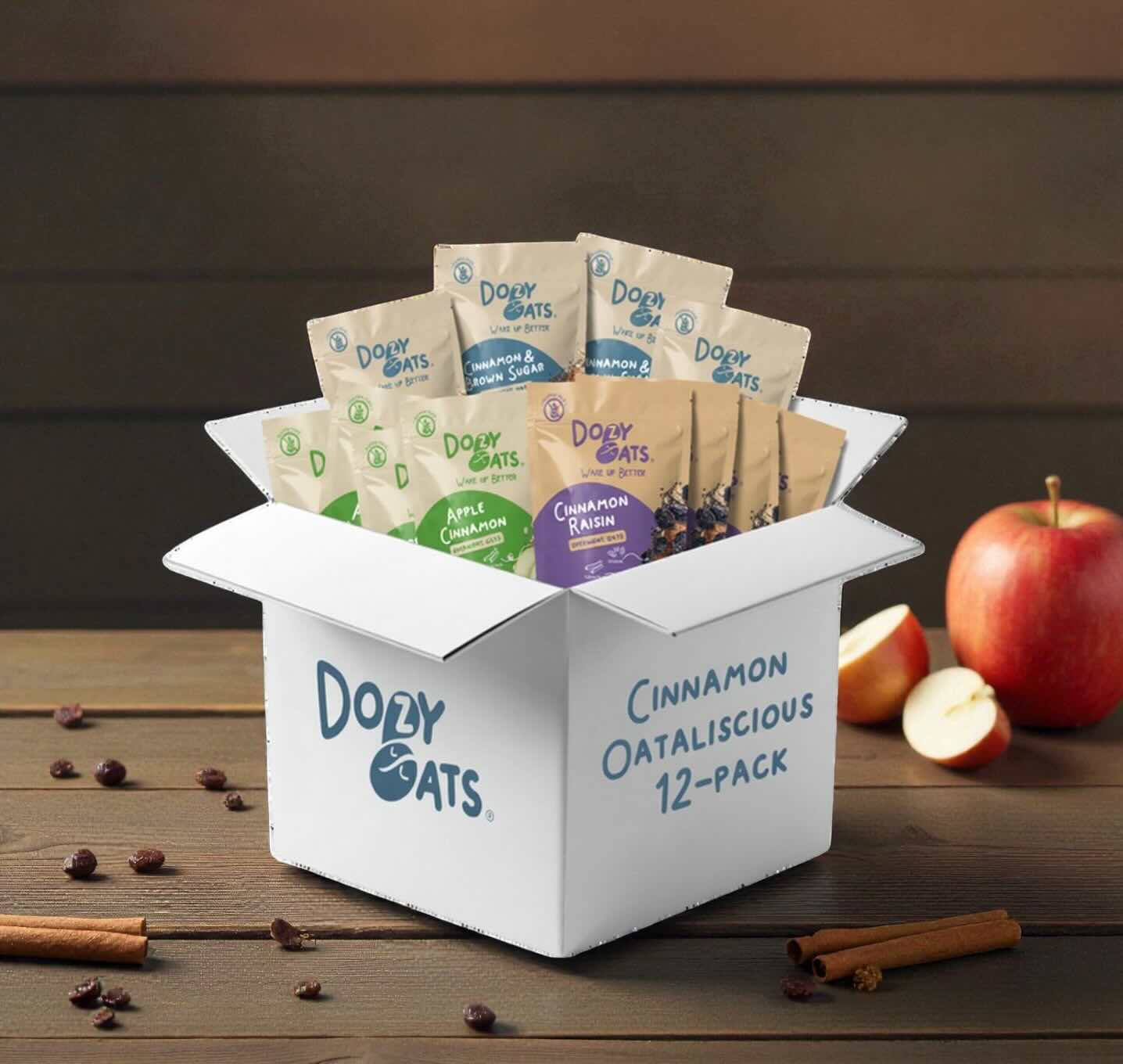 Cinnamon Oatalicious Overnight Oats 12-Pack