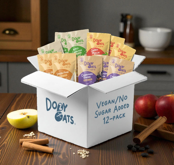 Vegan & No Added Sugar Overnight Oats 12-Pack